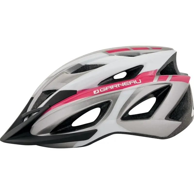 Louis Garneau Le Tour Mtb Helmet - Silver-Pink-White 1