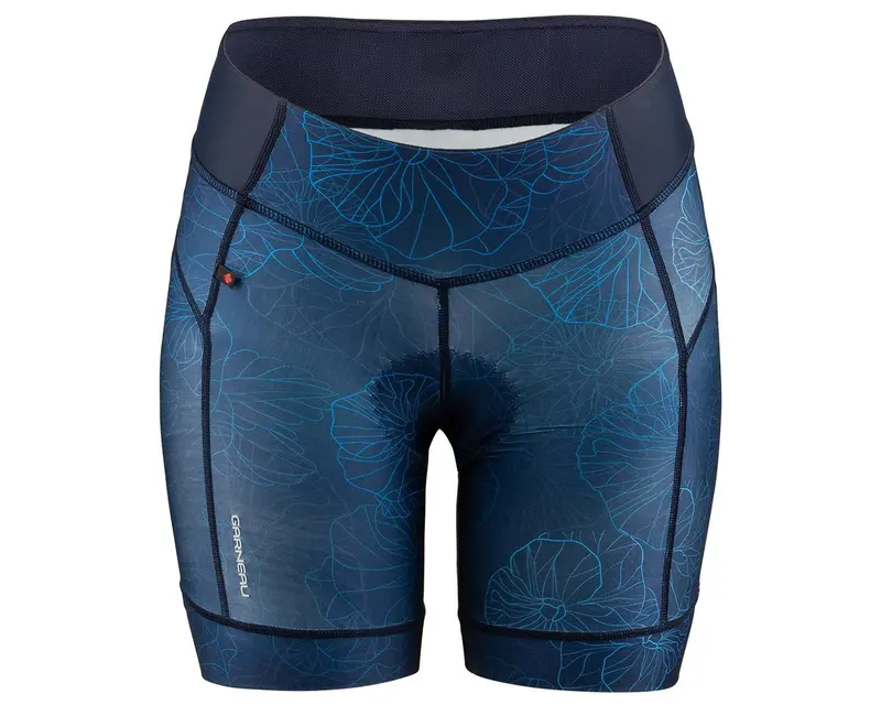 Louis Garneau Neo Power Art Motion 7 Cycling Short - Womens - Blue Hawaii - 2022 1