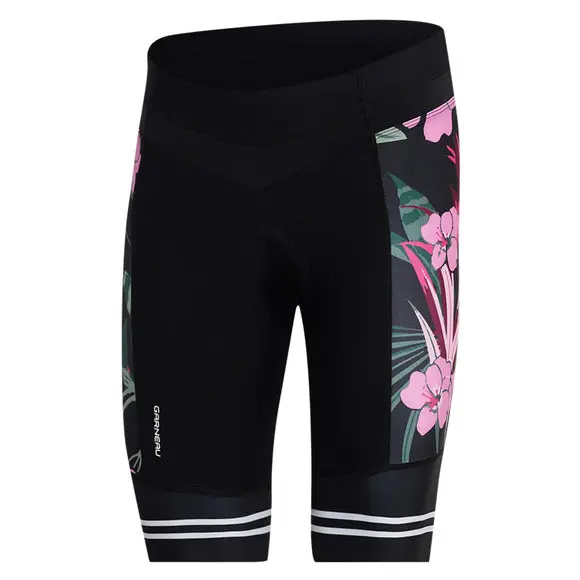 Louis Garneau Neo Power Art Motion Cycling Short - Womens - Black Flower - 2022 1