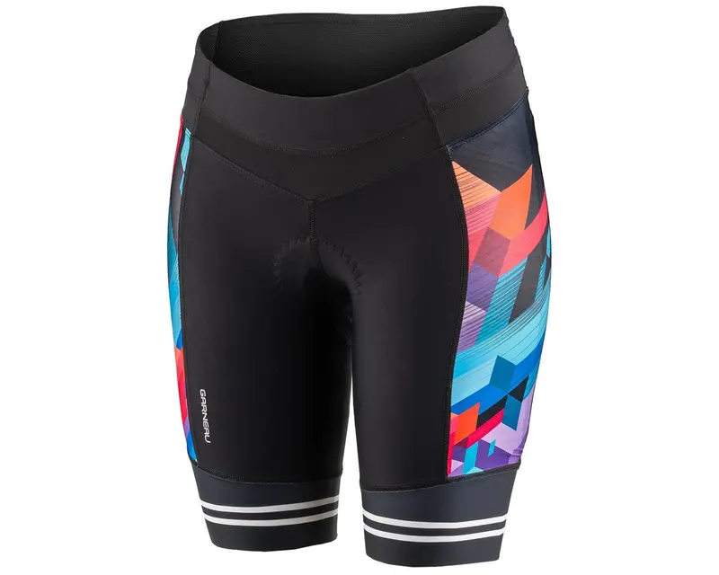Louis Garneau Neo Power Art Motion Cycling Short - Womens - Black Multi 1
