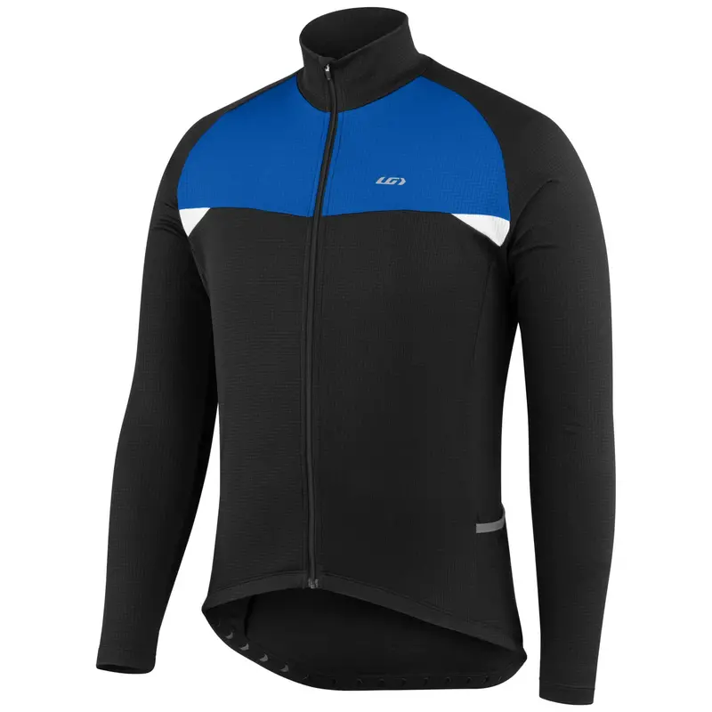 Louis Garneau Peloton Short Sleeve Road Jersey - Black-Royal 1