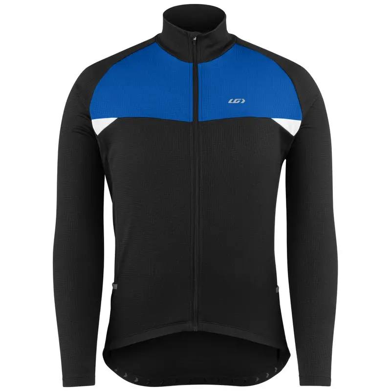 Louis Garneau Peloton Short Sleeve Road Jersey - Black-Royal 2