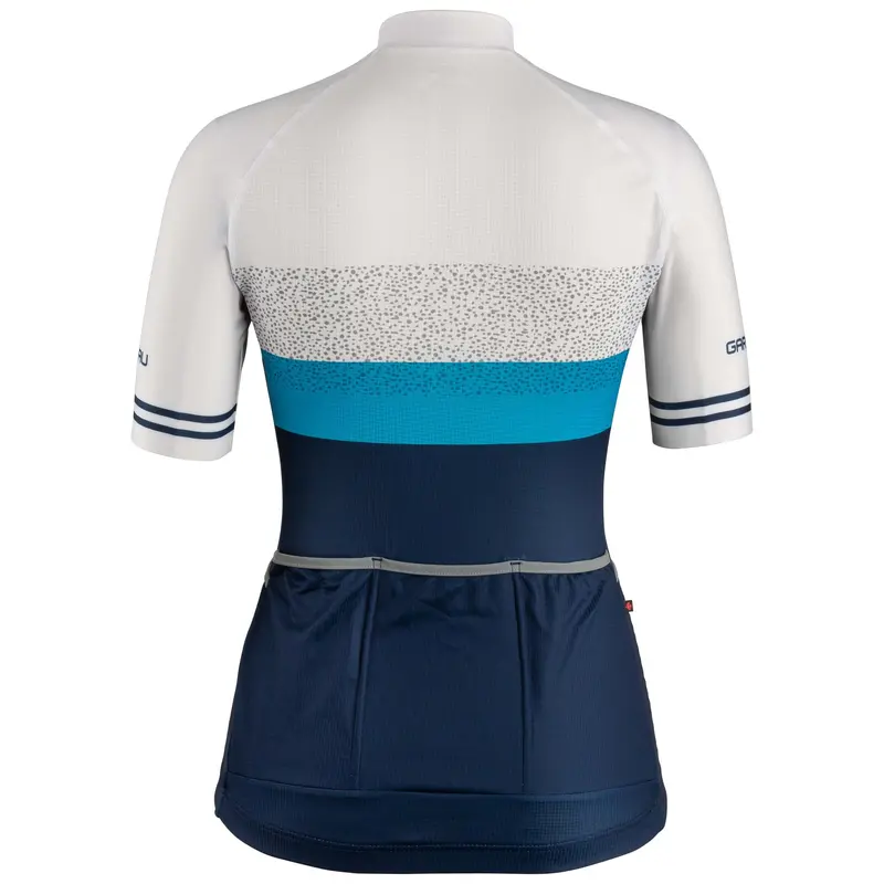 Louis Garneau Premium Short Sleeve Jersey - Womens - Blue Hawaii Line 2