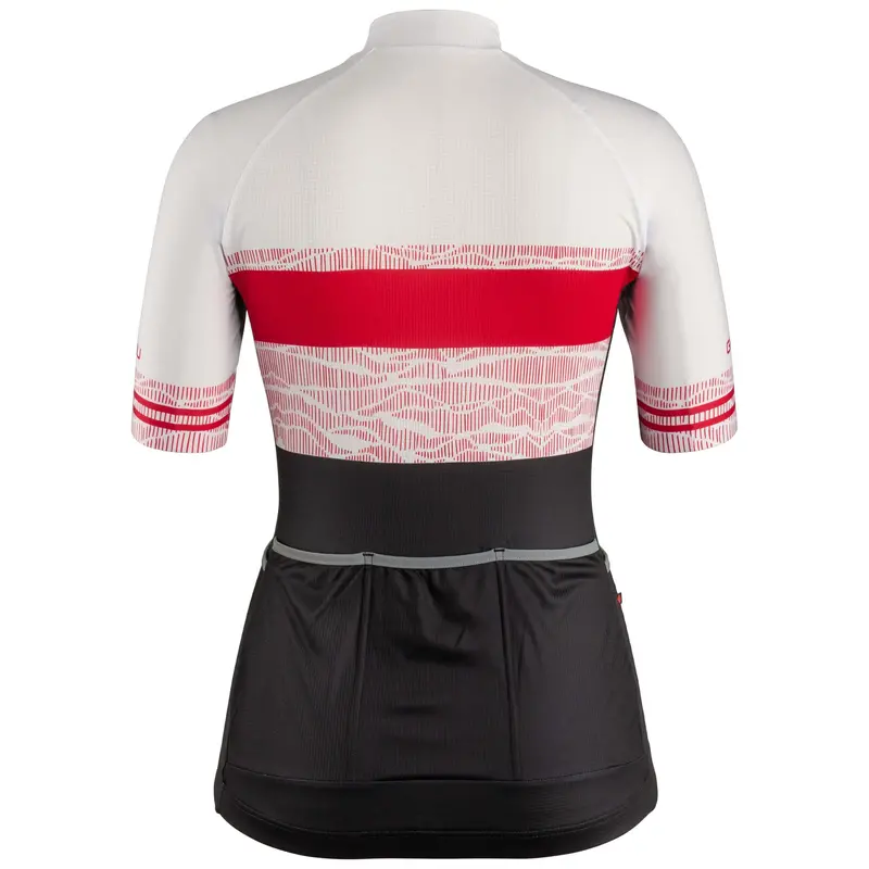 Louis Garneau Premium Short Sleeve Jersey - Womens - Dark Pink Line 2