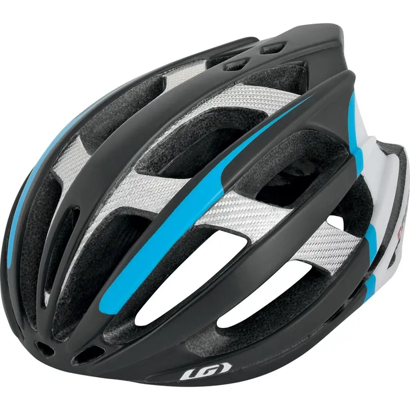 Louis Garneau Quartz Ii Road Helmet - Black-Blue 1