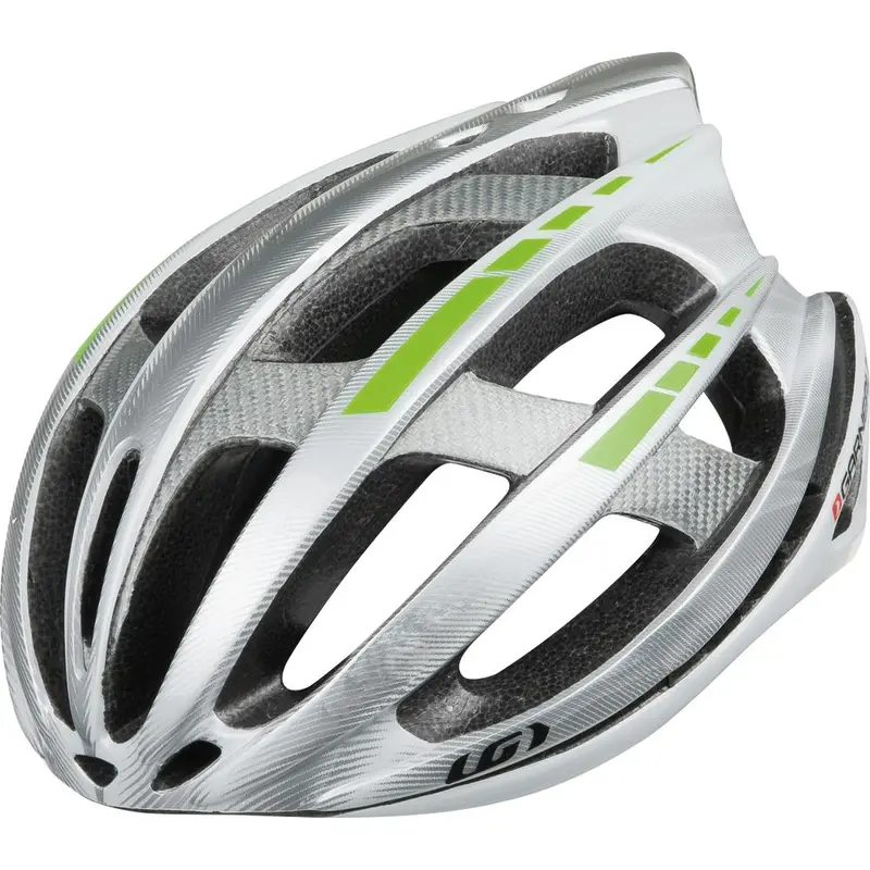 Louis Garneau Quartz Ii Road Helmet - White-5To With Customizable Stickers 1