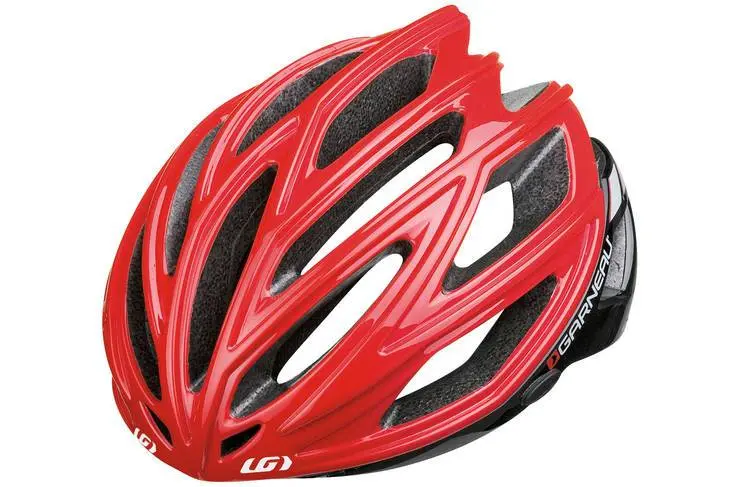 Louis Garneau Sharp Road Helmet - Red-Black 1