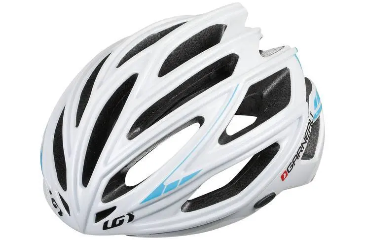 Louis Garneau Sharp Road Helmet - White-Blue 1