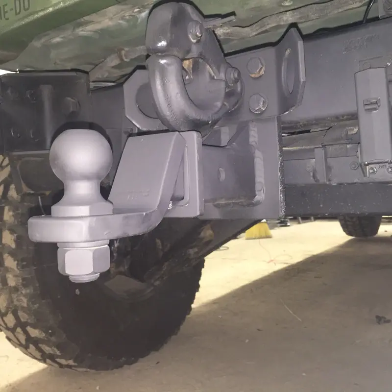 M151a1 Jeep M880 M1009 Cucv 2" Military Pinball Receiver Hitch 1