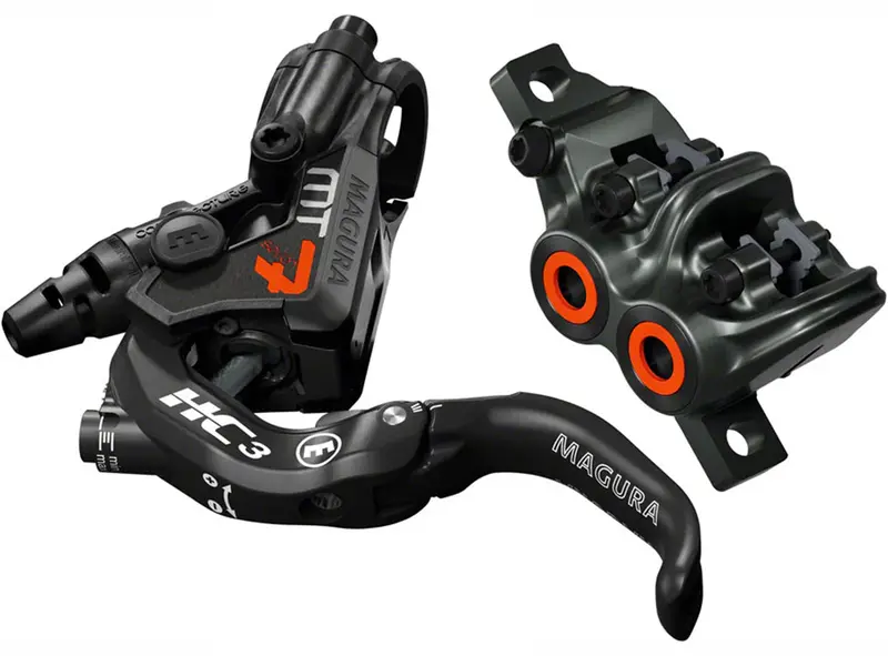 Magura Mt7 Hc3 Disc Brake - Black-Orange 1