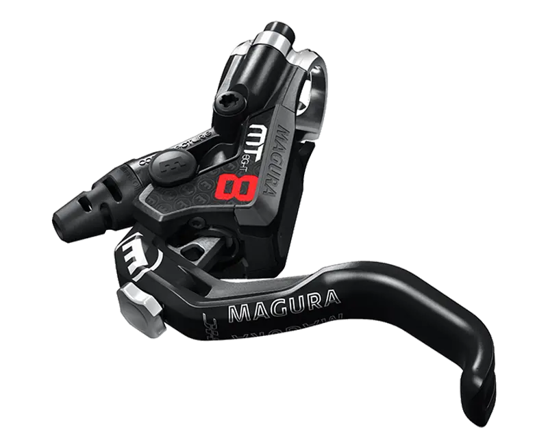 Magura Mt8 Pro Disc Brake - Black-Red 2