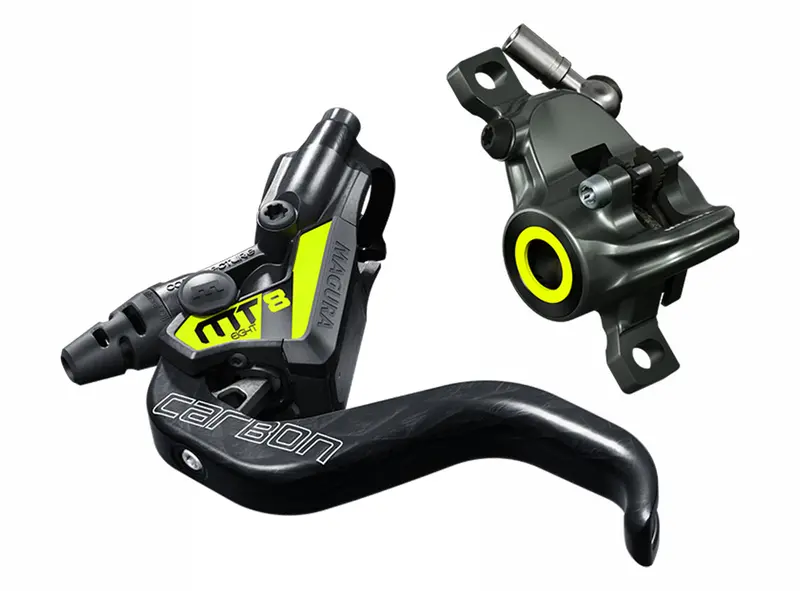 Magura Mt8 Sl Disc Brake - Gray-Yellow 1