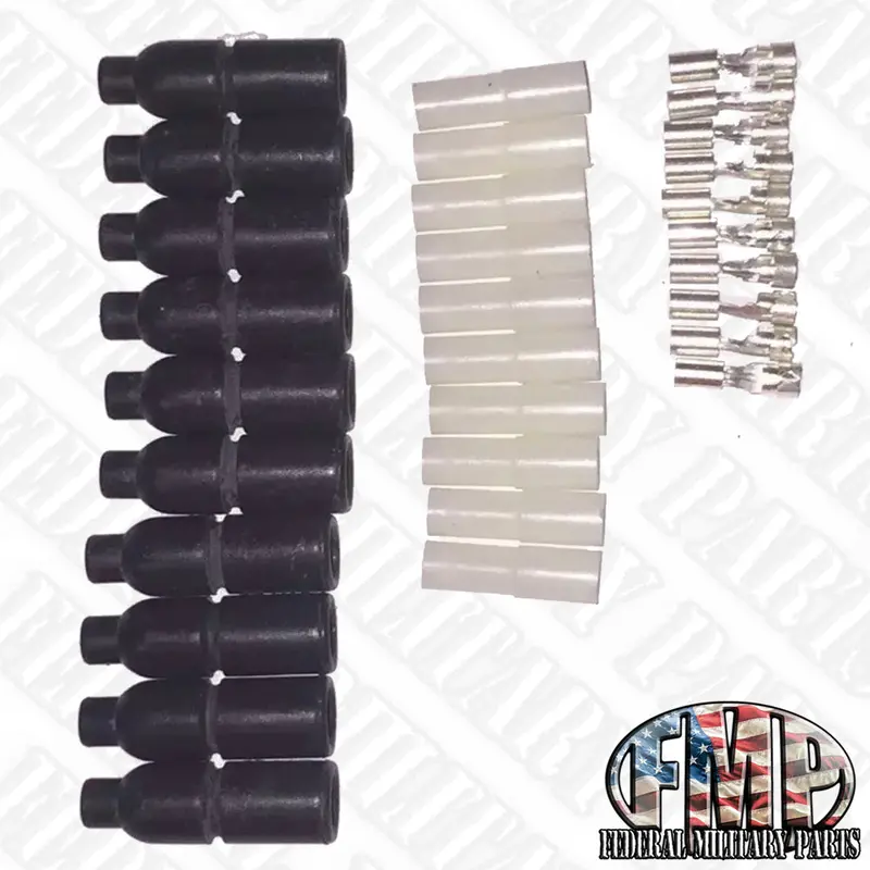 Male Military Electrical Shell Connectors - 5-Pack, 10 Pk / 100 Pk - Fits Humvee Cucv M998 / M151a1 1