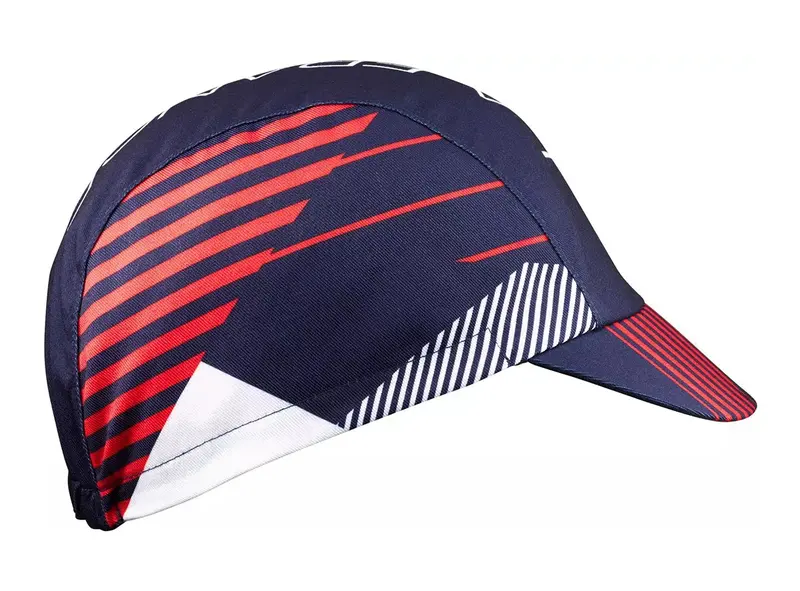 Mavic Allure Ltd Road Cap - Blue-Fiery Red 1