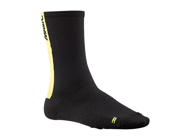 Mavic Comete Sock - Black-Yellow 1