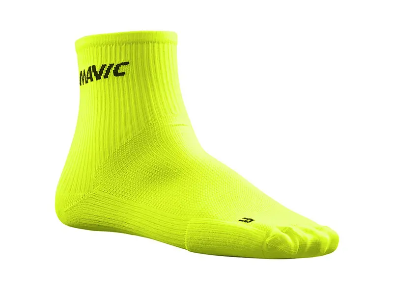 Mavic Cosmic 6" Mid Sock - Safety Yellow 1