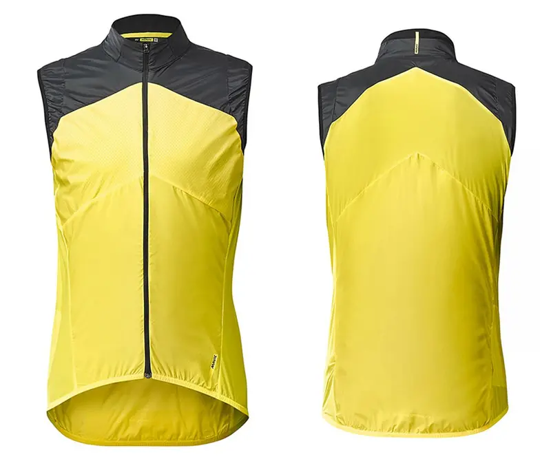 Mavic Cosmic Wind Sl Vest - Yellow Mavic - Black 1