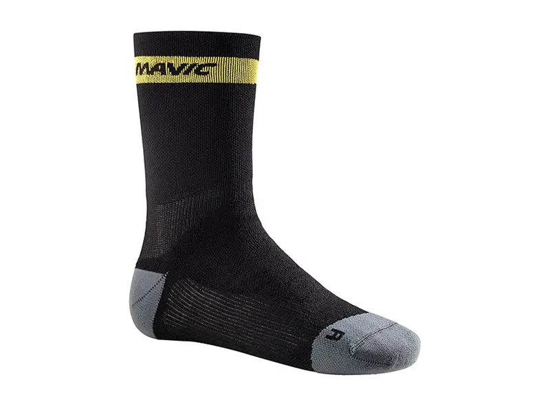 Mavic Ksyrium Elite Thermo Sock - Black-Dark Cloud 1