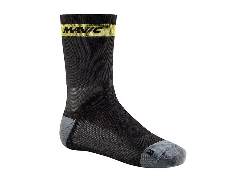 Mavic Ksyrium Pro Thermo+ Sock - Black-Dark Cloud 1