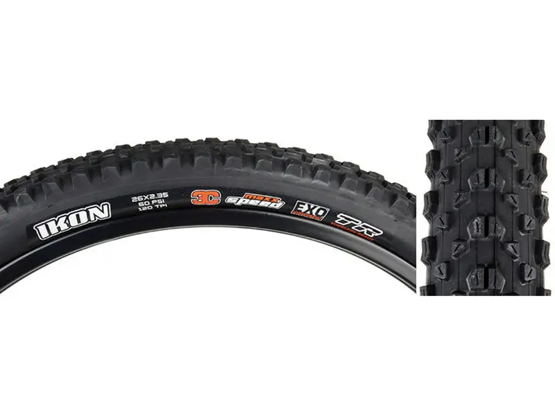 Maxxis Ikon 26" Folding Mtb Tire - Exo 1