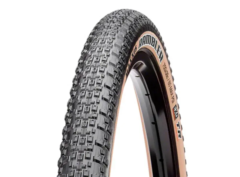 Maxxis Rambler 700C Folding Cyclocross/Gravel Tire - Black-Dark Tan 1