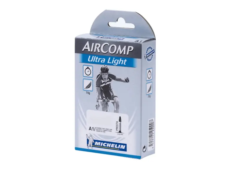 Michelin Aircomp 700C Ultra Light Road Tube 1