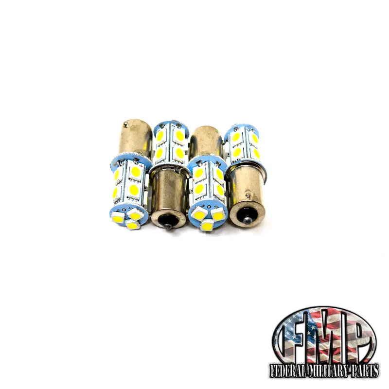 Military Trailer Bulbs - 24 Volt - 13 Led’S - Single Or Multi-Packs - Military Tail Light, Stop, Turn Signal, Marker Or Brake. For Led Conversion Fits Humvee 5