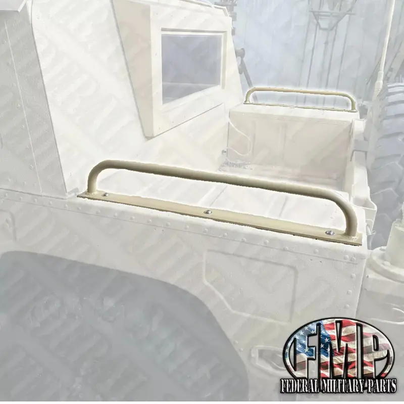 Mini Side Rails Pair For Military Humvee- Unpainted Aluminum 2