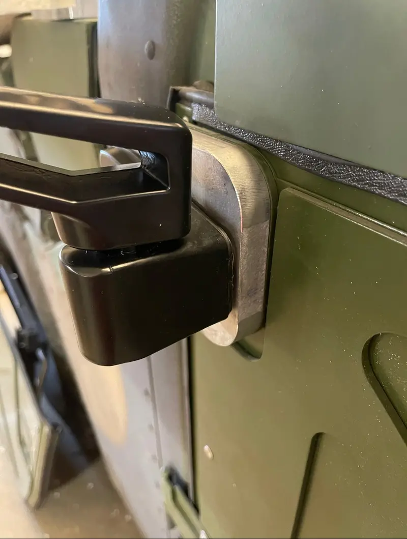 Mirror Adapter Plates - Pair Or Single - Milled Aluminum -  Fits Military Humvee Hard X-Doors 1