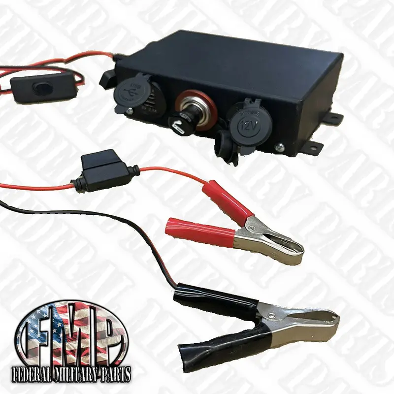 Mobile Quick Connect Cell Phone And Laptop Charger For Military Vehicles 1