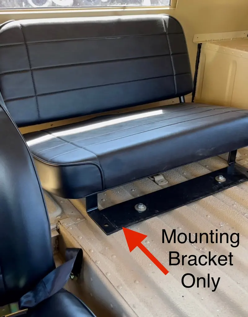 Mounting Bracket Only For Rear Center Seat For Military Humvee Aftermarket Seat 1