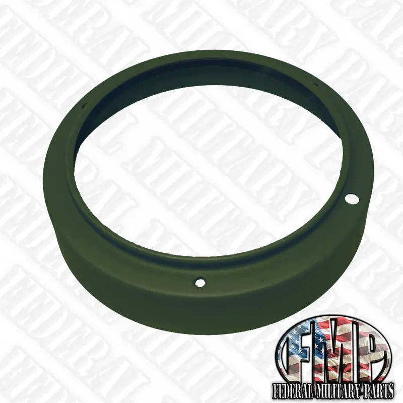 New Oem Headlight Bezel Rings For Military Humvee Black, Tan Or Green For Led Head Lights Or Incandescent. Jeep M925 M935 Deuce 5-Ton 5