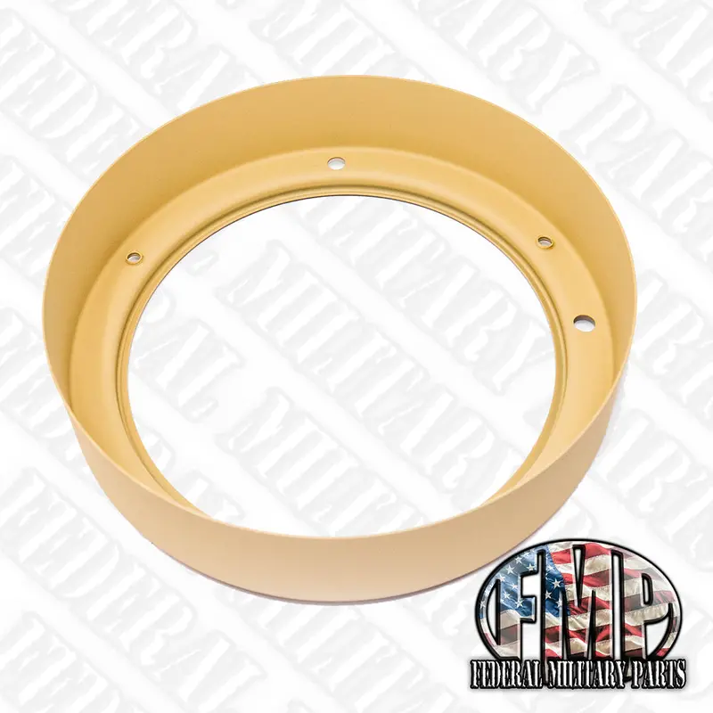 New Oem Headlight Bezel Rings For Military Humvee Black, Tan Or Green For Led Head Lights Or Incandescent. Jeep M925 M935 Deuce 5-Ton 6