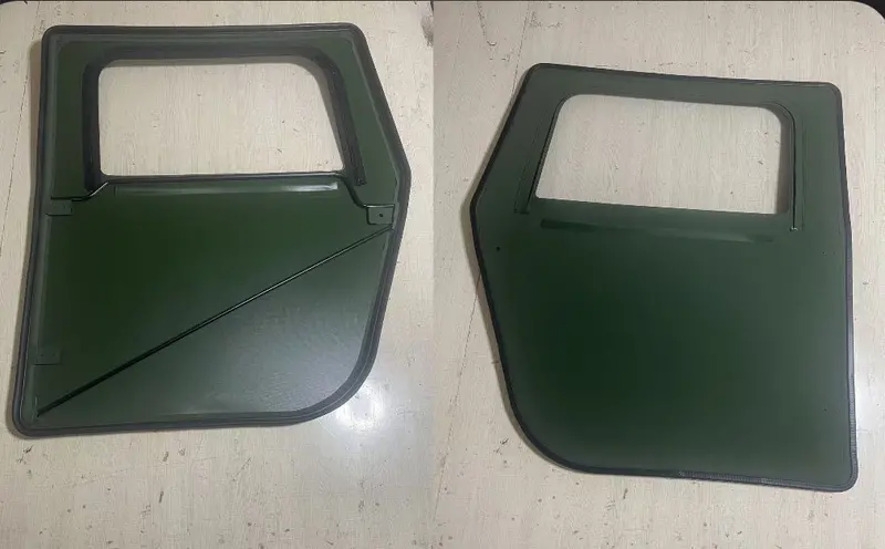 New Soft Canvas Doors, Set Of 4, Green, Fits Military Humvee Hmmwv 2