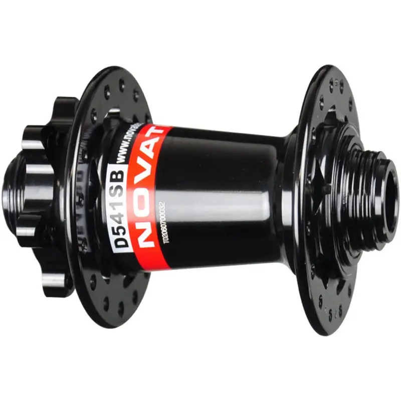 Novatec D541 Mtb Disc Hub - Front - Black-Red - Oem 1