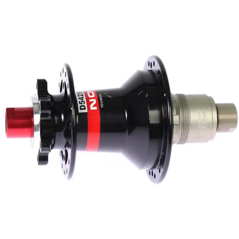 Novatec D542 Mtb Disc Hub - Rear - Black-Red - Oem 1