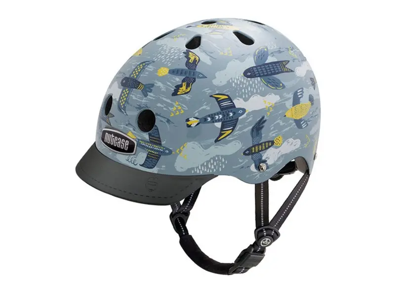 Nutcase Feathered Friend (Unframed) Street Helmet - Blue 1