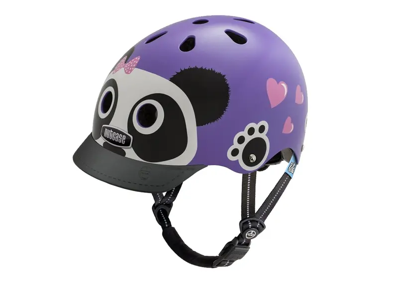 Nutcase Little Nutty Purple Panda Helmet 1