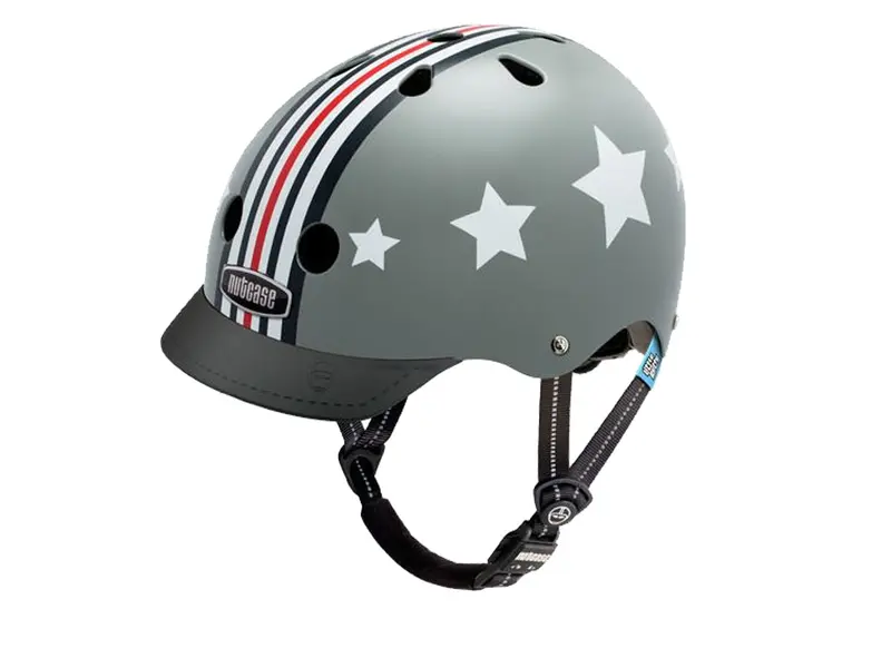 Nutcase Little Nutty Silver Fly Helmet 1