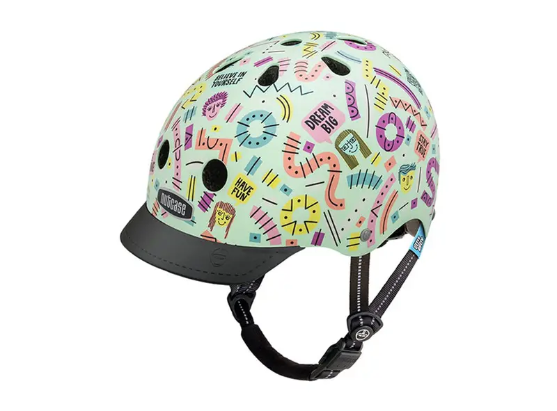 Nutcase Little Nutty Stay Positive Artist Series Street Helmet 1