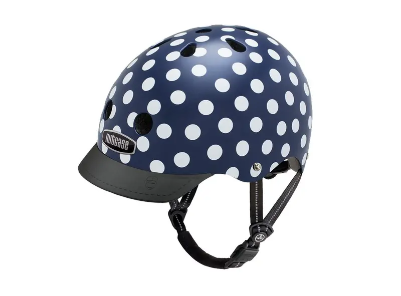 Nutcase Navy Dots Urban Helmet - Navy 1