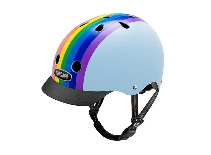 Nutcase Rainbow Sky Street Urban Helmet - Blue-Rainbow 1