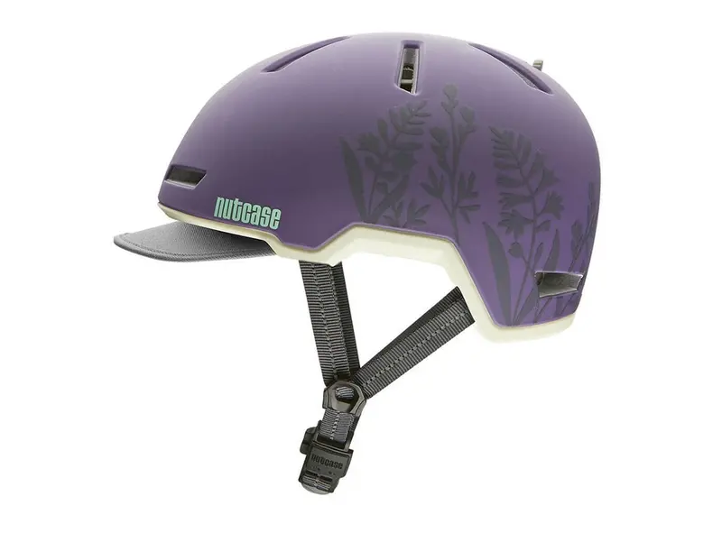 Nutcase Tracer Dusk Matt (Unframed) Street Helmet - Purple 1
