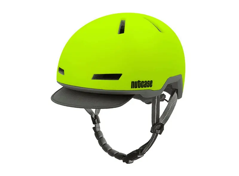 Nutcase Tracer Helmet - Kids - Spark Yellow Matt 1