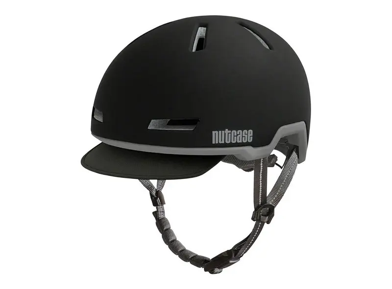 Nutcase Tracer Midnight Matt Street Helmet - Black 1
