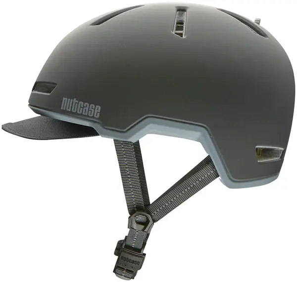 Nutcase Tracer Midnight Matt Street Helmet - Black 2