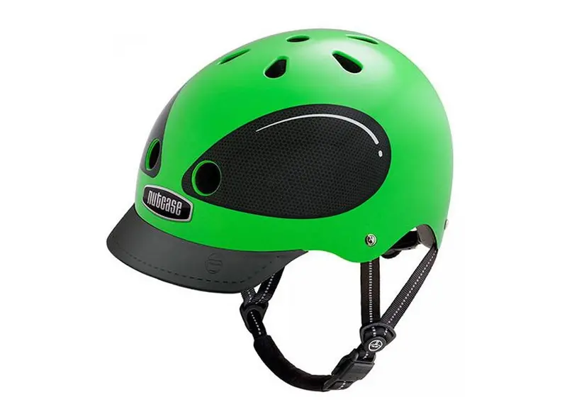 Nutcase Visitor Street Helmet - Green-Black 1
