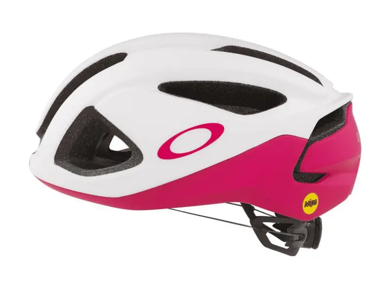 Oakley Aro3 Road Helmet - White-Rubine Red 1