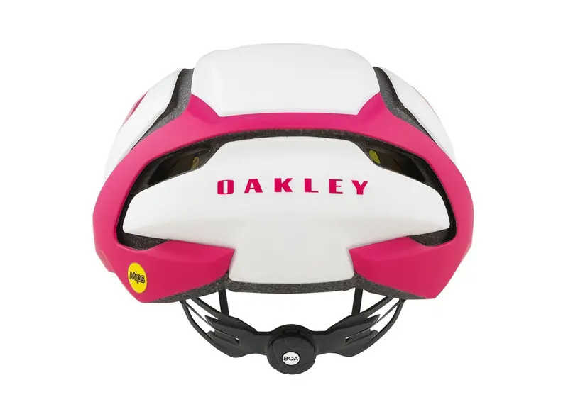 Oakley Aro5 Road Helmet - White-Rubine Red 2