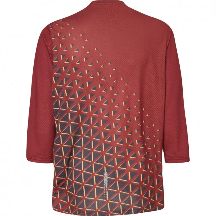 Oakley Factory Flow 3/4 Sleeve Mtb Jersey - Iron Red - 2022 2